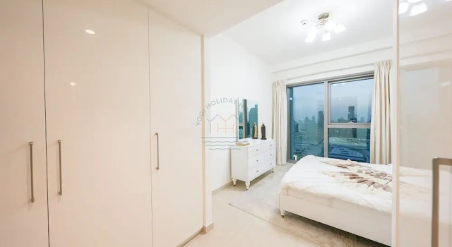 Yogi - Modern 2BR Apartment with Stunning Dubai Fountain, Забронировать Апартаменты/квартира Даунтаун Дубай , рядом с Дубайский аквариум