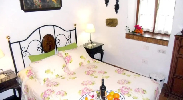 House with 2 bedrooms in San Cristobal de La Laguna with wonderful sea view shared pool enclosed garden 3 km from the beach