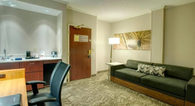 Doppel Suite 1 Schlafzimmer SpringHill Suites by Marriott Lawrence Downtown