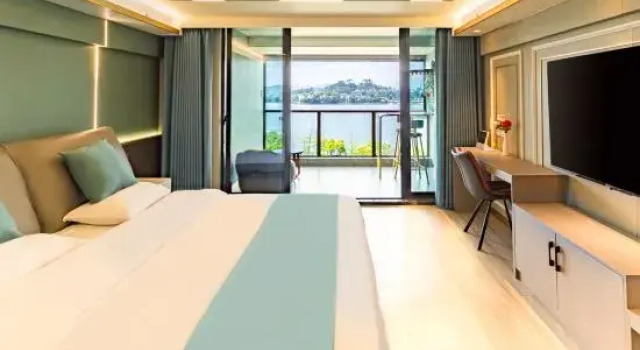 Люкс Deluxe Qiandao Lake Guiyu Jiangnan Lake View Resort Apartment