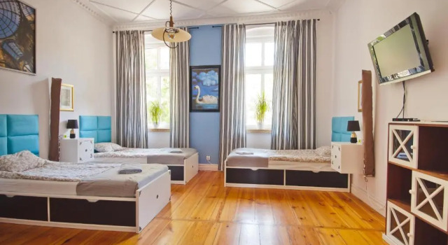Двухместный номер Standard с красивым видом из окна Atelier Hostel