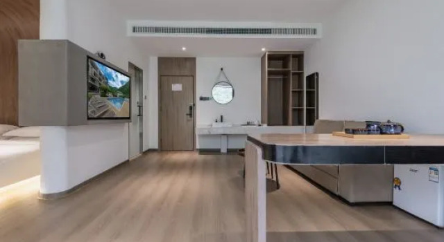 Люкс с видом на горы Miduo Manjing Design Guesthouse (Niubeiliang National Forest Park)