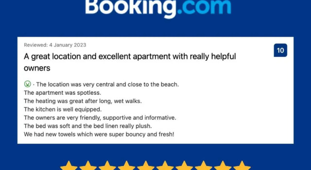 Town Centre Entire Property, Very Close to Sea & Restaurants, 2 King Size Beds
