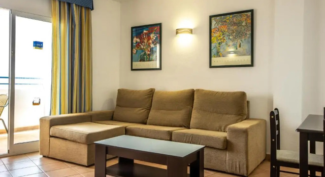 Апартаменты с 2 комнатами с видом на море Hotel Apartamentos Mojácar Beach