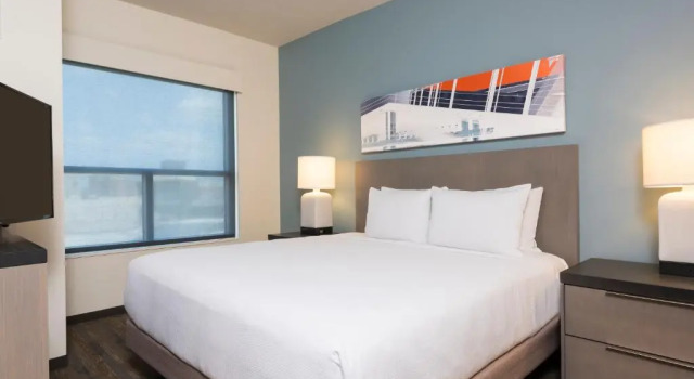 Studio Suite с кухней High Floor Hyatt House Austin/Downtown
