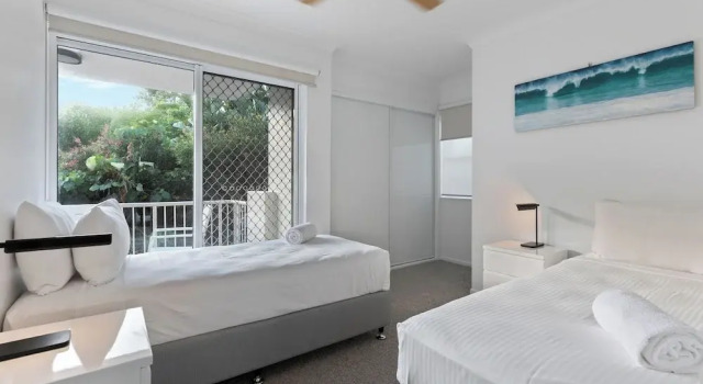 Апартаменты Superior с 2 комнатами с балконом и с видом на море Pandanus Coolum Beach
