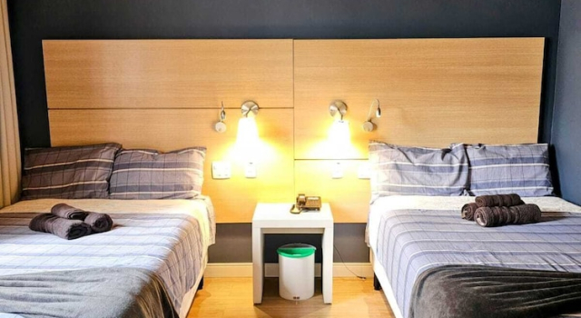 Люкс Comfort Stay Home Luxo | 1min Praia Gonzaga | Rooftop, Piscina, Sauna & Gym