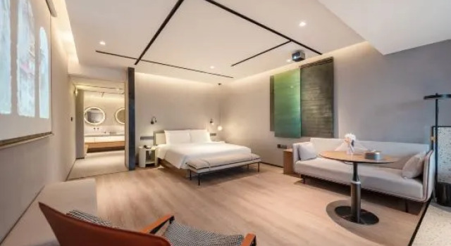 Двухместный номер Standard Atour S Hotel Chongqing Jiefangbei Hongyadong Riverview