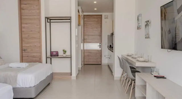 NOK Beachside 1BR With 2 Beds in Pozos Colorados, Book Lejlighed Lejligheder i Magdalena, Lejlighed