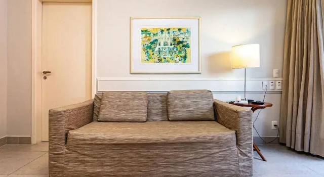 Люкс с видом на бассейн Studios modernos à beira-mar - Jurerê Beach Village JBVTOP