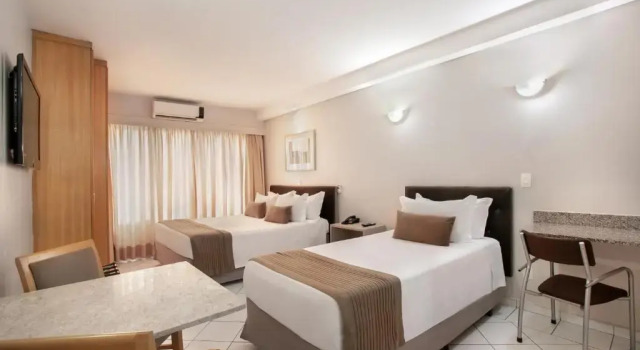 Трёхместный номер Deluxe Plaza Inn American Loft - Barra Funda