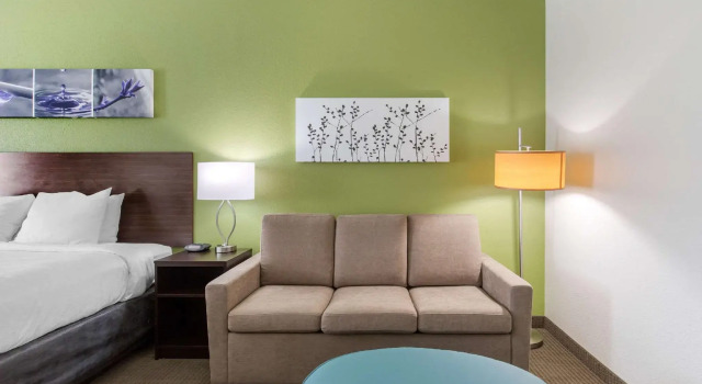 Двухместный люкс Sleep Inn & Suites Galveston Island