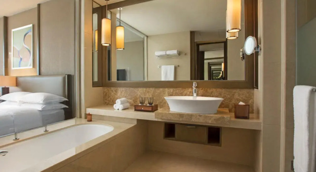 Двухместный номер Deluxe с видом на сад Sheraton Huizhou Bailuhu