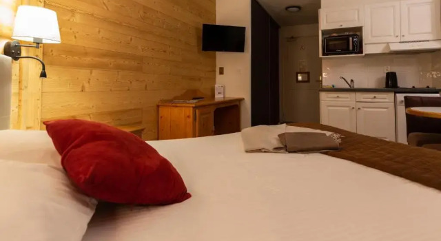 Двухместная студия Comfort Résidence Côté Chalet