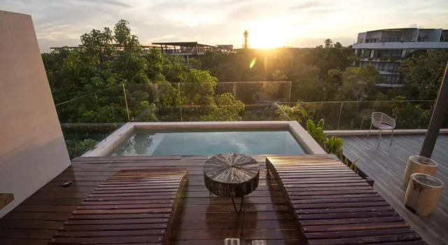 Апартаменты Kataleya Tulum by Zaazil - New Luxury Penthouse 3-level, 3240 sqft , Private Pool, Terrace and Roof Top in Luum Zama in the Jungle