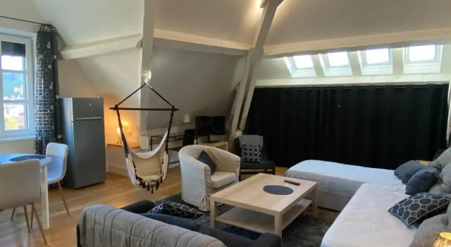 Апартаменты Пентхаус Demeure Saint Louis, Cité 10mn à pieds, PARKING Privé, BORNES 7,2 KW, AC, FULL WIFI