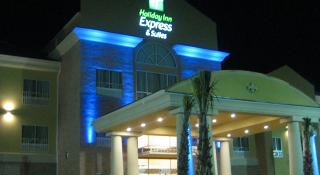 Кровать в общем номере Holiday Inn Express Baton Rouge North by IHG