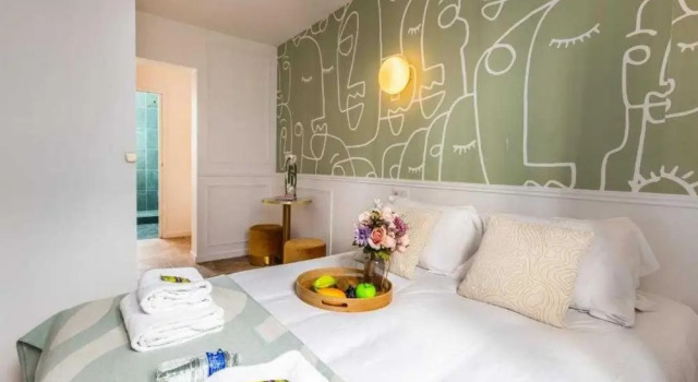 Chic Studio for 2 People - Pigalle/sacre-coeur, Забронировать Апарт-отель Апарт-отели Парижа, рядом с Гран Бульвар, Апарт-отель