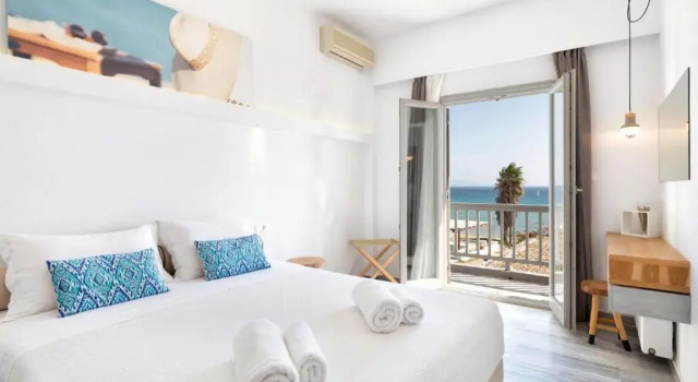 Семейный номер Standard с видом на море Golden Beach Hotel