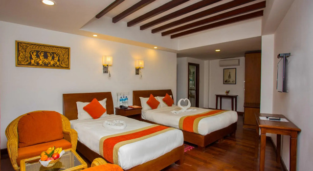 Семейный номер Standard с красивым видом из окна Apsara Boutique Hotel