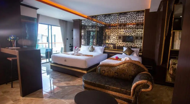 Семейный номер Standard с частичным видом на море BAB ALHARA HOTEL