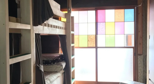 Кровать в общем номере (женский номер) с балконом NEMARU Stay&Discovery - Hostel