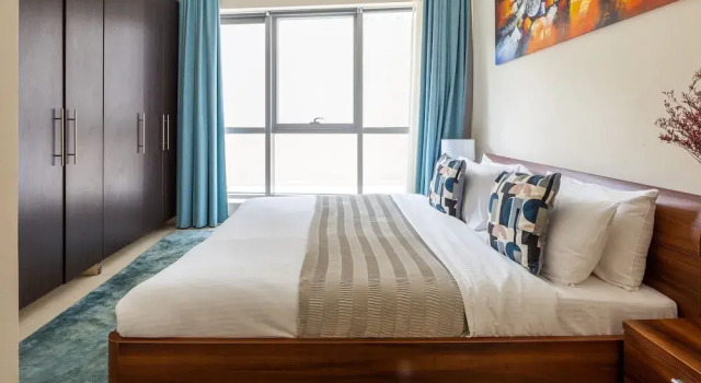 Elegant and Modern 1BR in Dubai Marina!, Забронировать Апартаменты/квартира Апартаменты Эмирата Дубая, рядом с Dubai Marina Yacht Club, Апартаменты/квартира