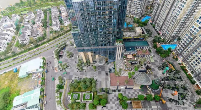 Апартаменты с видом на город Vinhomes Binh Thanh Official Luxury Apartment