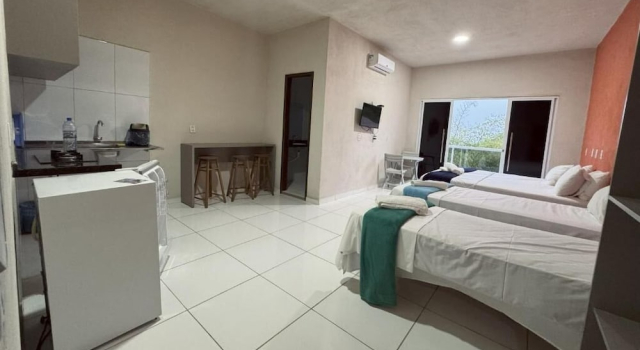 Апартаменты с балконом и с видом на море Bela Vista Japaratinga Flats e Temporada