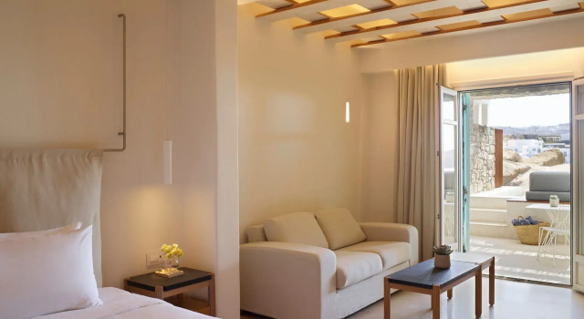 Люкс Deluxe with plunge pool Отель Bill&Coo Mykonos