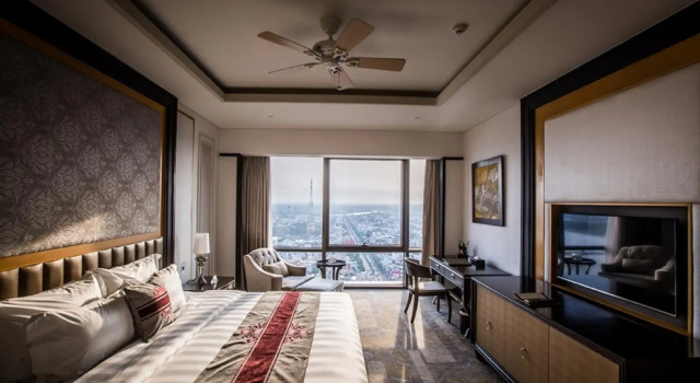 Двухместный номер Deluxe с видом на город Sheraton Can Tho