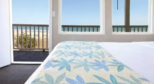 Четырёхместный номер Standard рядом с пляжем Seabonay Oceanfront Motel