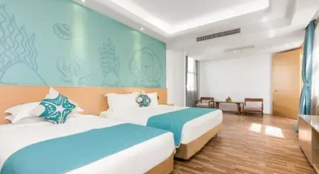 Люкс Deluxe с 2 комнатами Sanya Ocean Exploration World Conference Training Center