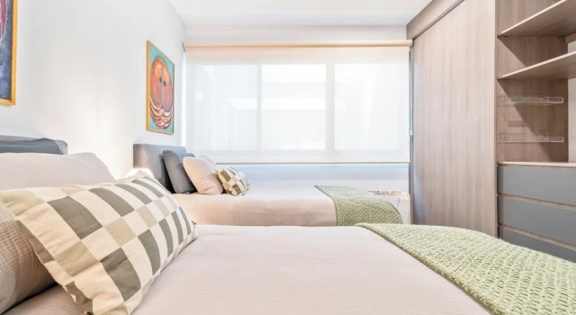 Modern Apt Private Rooftop Roma Nte 2 BR