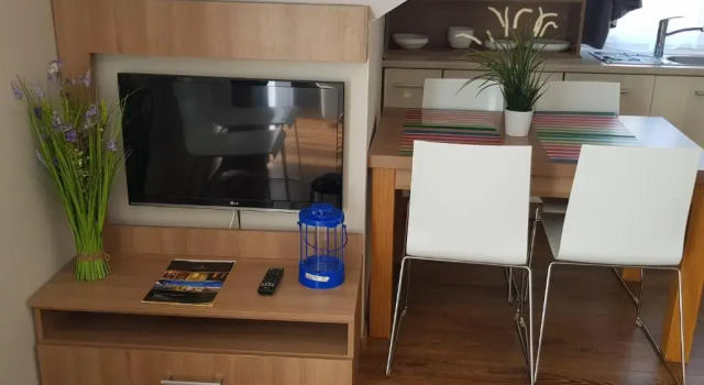 Апартаменты Дуплекс с 2 комнатами с балконом и с видом на море Marina Jastarnia Apartamenty w budynku z Basenem
