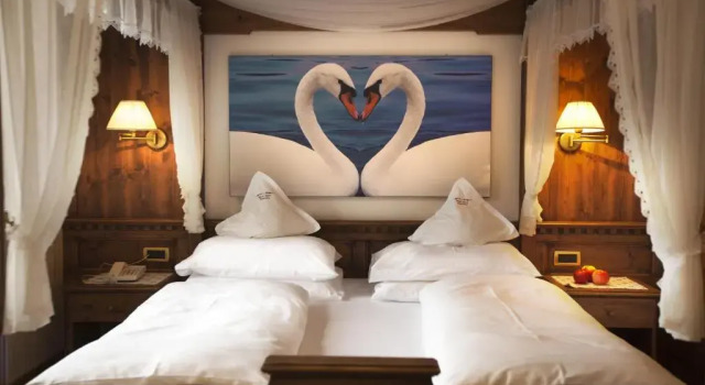 Двухместный номер Deluxe с видом на горы Hotel Garni Concordia - Dolomites Home