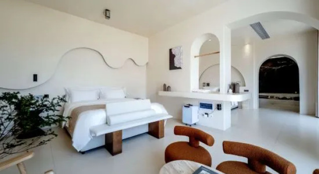 Двухместный люкс с видом на море Pingtan Polan Sea View Resort Hotel