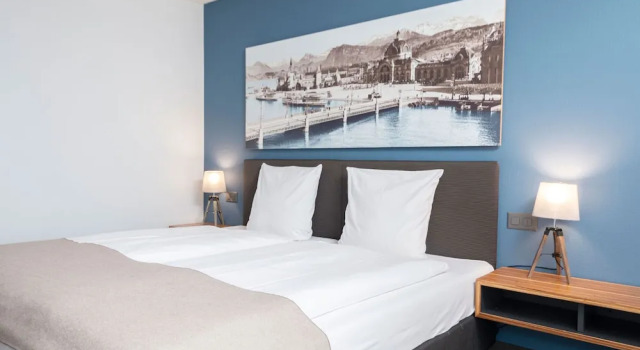 Двухместный номер Standard с видом на озеро Seehotel Kastanienbaum