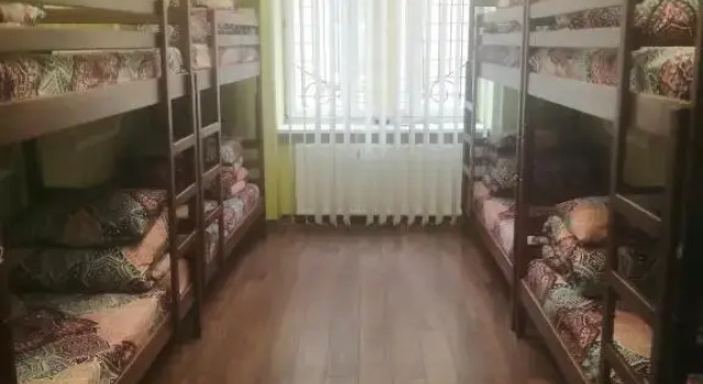 Кровать в общем номере Lviv City Hostel