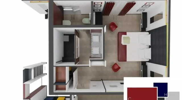 Habitación doble Estándar con balcón Chic House - Matera Centro