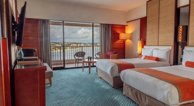 Premier Zimmer mit Balkon und mit Blick Hotel Nikko Guam