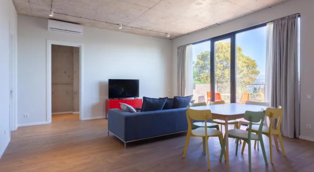 stylish 3BR apt with 2 balconies in historic Tbilisi