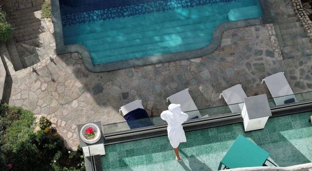 Luxus Doppel Suite mit Balkon und mit Meerblick Villa LAra