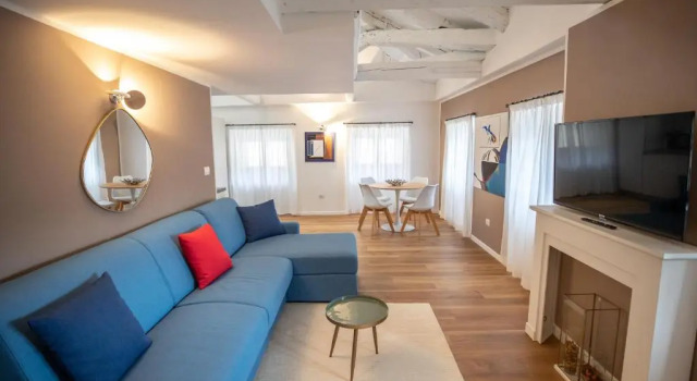 Апартаменты Дуплекс с красивым видом из окна Grand Hotel Duchi dAosta Apartments