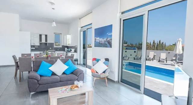 Luxury Villa in Cyprus near Beach, Protaras Villa 1249, Boek Villa Hotels in Protaras met parkeren, in de buurt van Neolithic Settlement, Parkeren