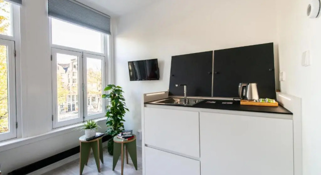 Полулюкс Canal-View Studio in Jordaan, Smart TV