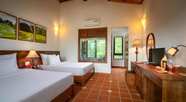 Двухместный номер Deluxe с видом на сад Bai Dinh Garden Resort & Spa