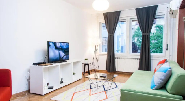 Апартаменты с 2 комнатами с балконом ZIGZAG Belgrade