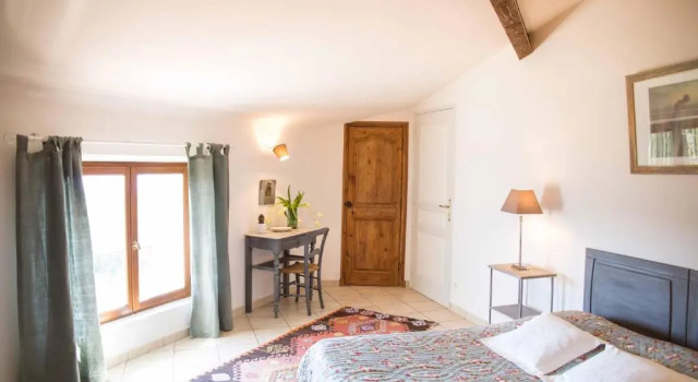 Двухместный номер Standard с видом на горы Campagne de la source St Martin B&B