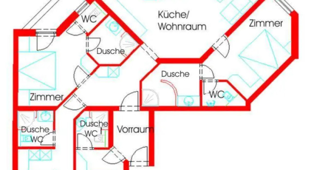 Апартаменты с 4 комнатами Kinderbauernhof Leneler